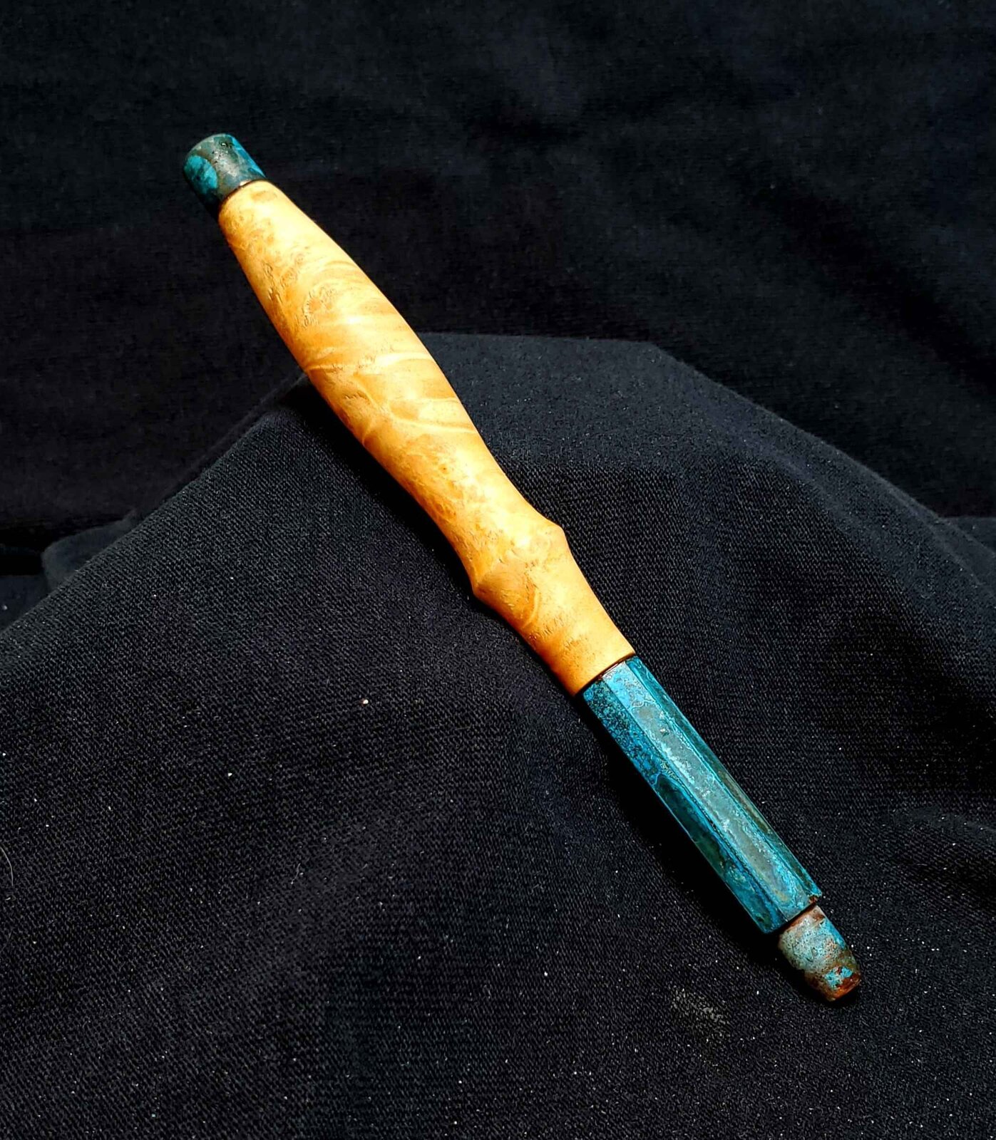 box elder burl and copper (patina).jpg