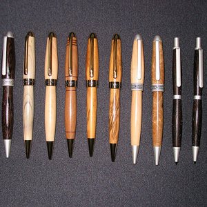 Pens from Italy - Six different woods