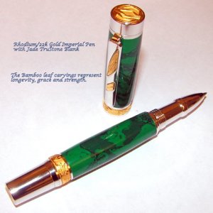 Imperial Jade Tru-Stone blank and Imperial Pen