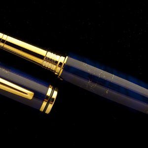 Lapis Tru-Stone on Ti Gold Jr. Gentleman