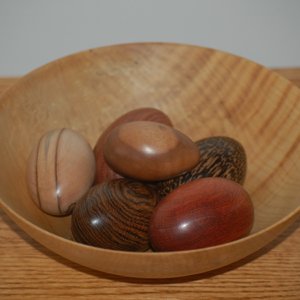 Eggs in Maple Bowl