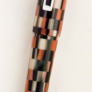 Custom Coral Mosaic Fountain Pen