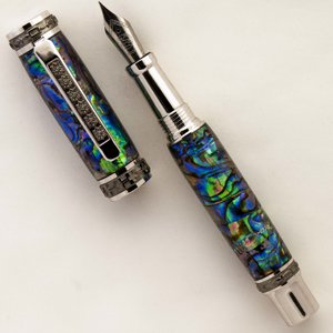 Paua Abalone Shell Emperor Fountain Pen for Gala