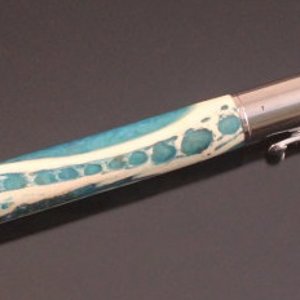 South Pacific Gator Jaw on Chrome Zen Rollerball