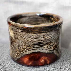 Wood and Resin Bowl