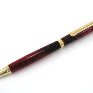 Slimline Pen - Acrylic - Red