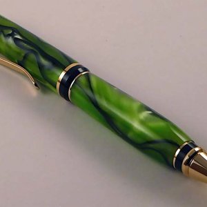 Cigar pen: Green Acrylic