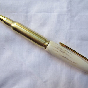 First antler/shell pen