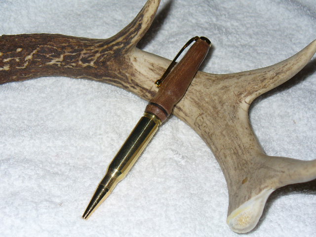 .308 Cartridge with walnut