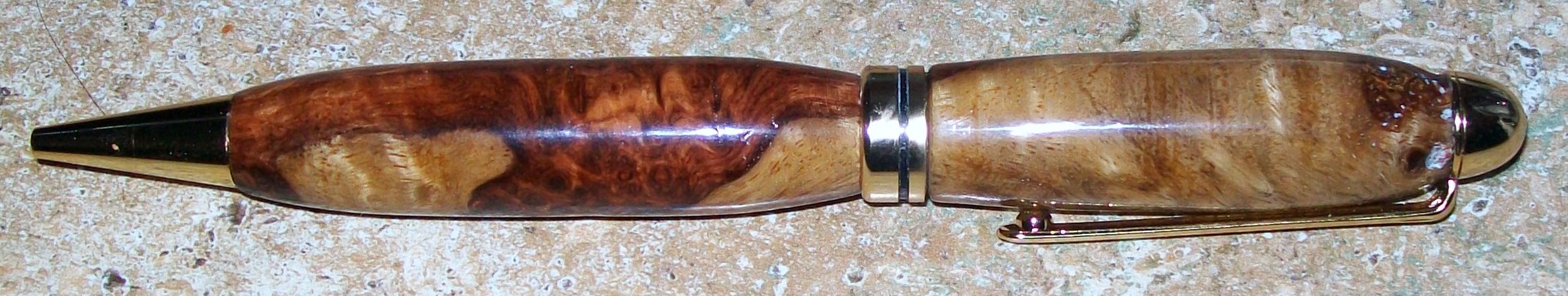 Amboyna burl European pen