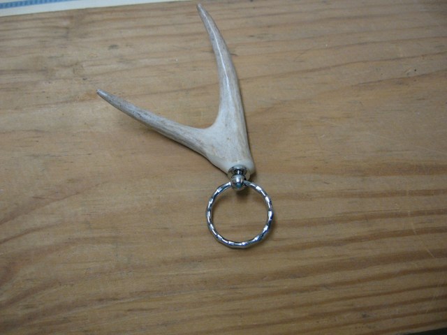 antler keychain