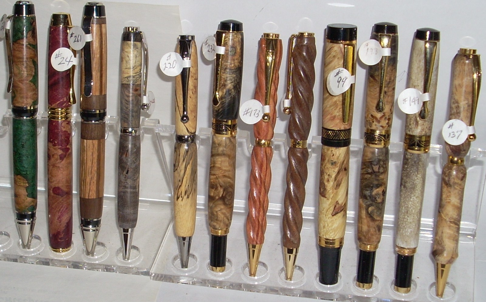 assorted pens