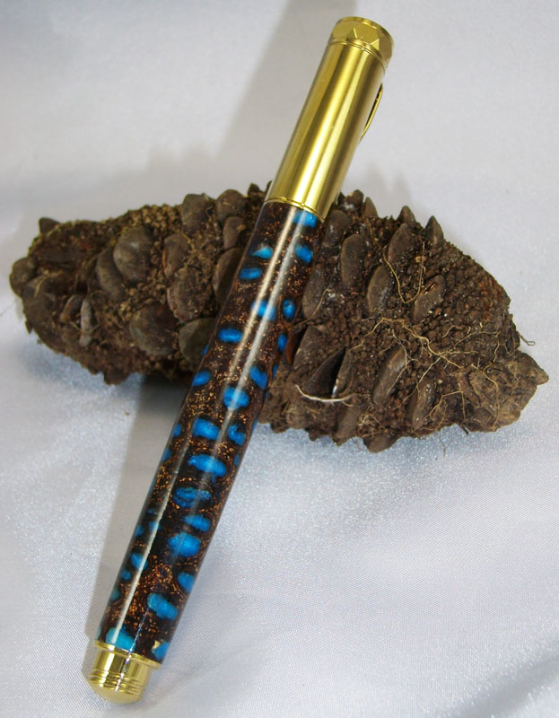 Blue Banksia Dayacom Rollerball