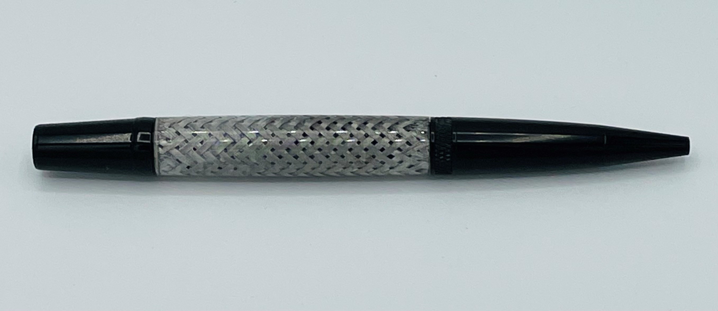 Braided SS Diamond knurl pen  DK11.jpg