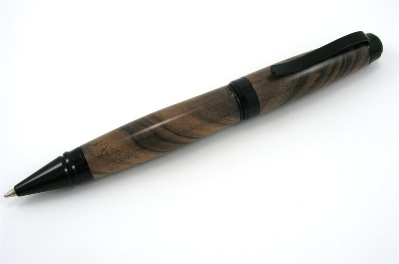 Cigar Pen - Black Titanium - Black Walnut