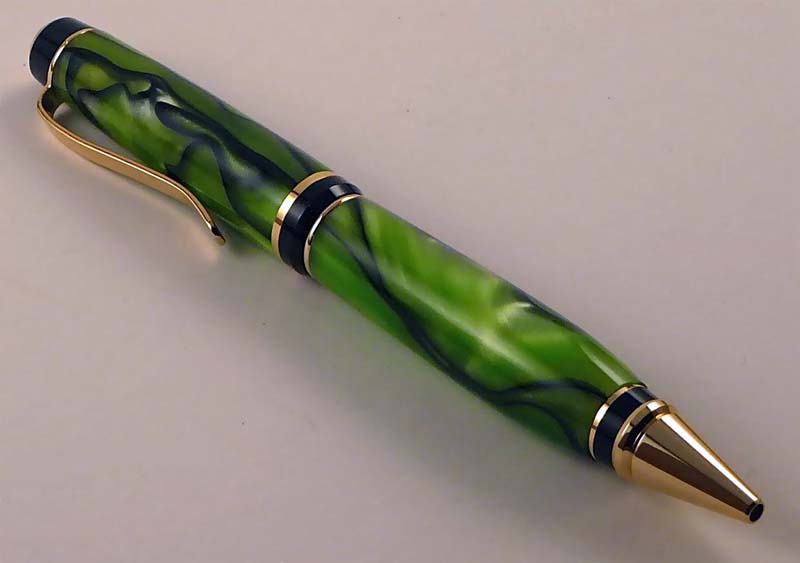 Cigar pen: Green Acrylic