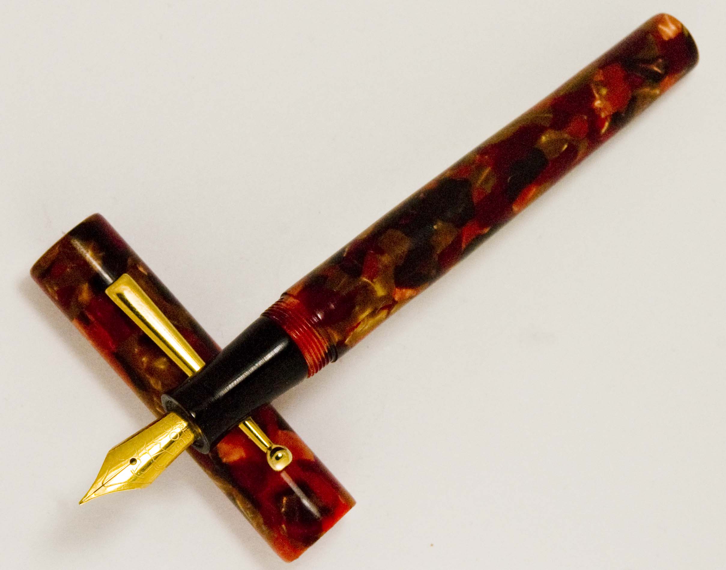 Custom Autumn Cebloplast Fountain Pen