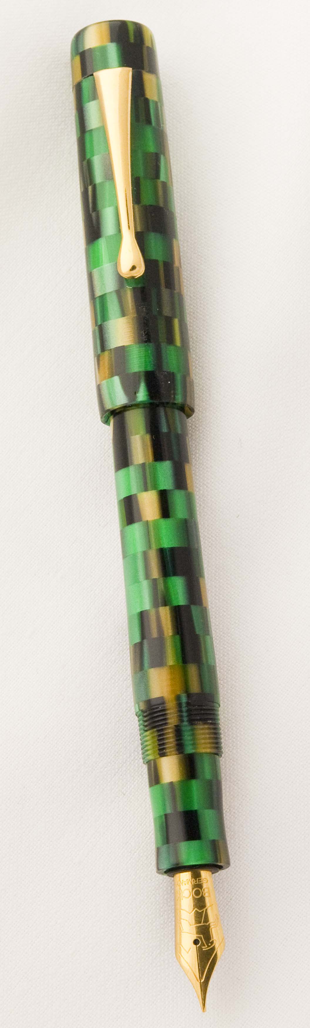 Custom Green and Gold Mosaic