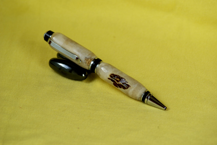 Deer antler cigar pen