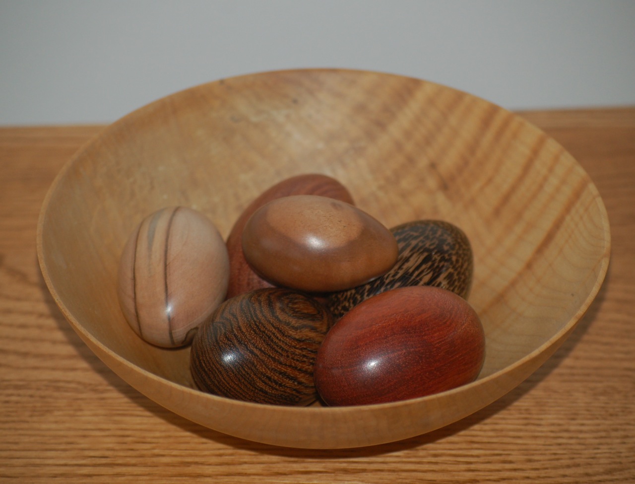 Eggs in Maple Bowl