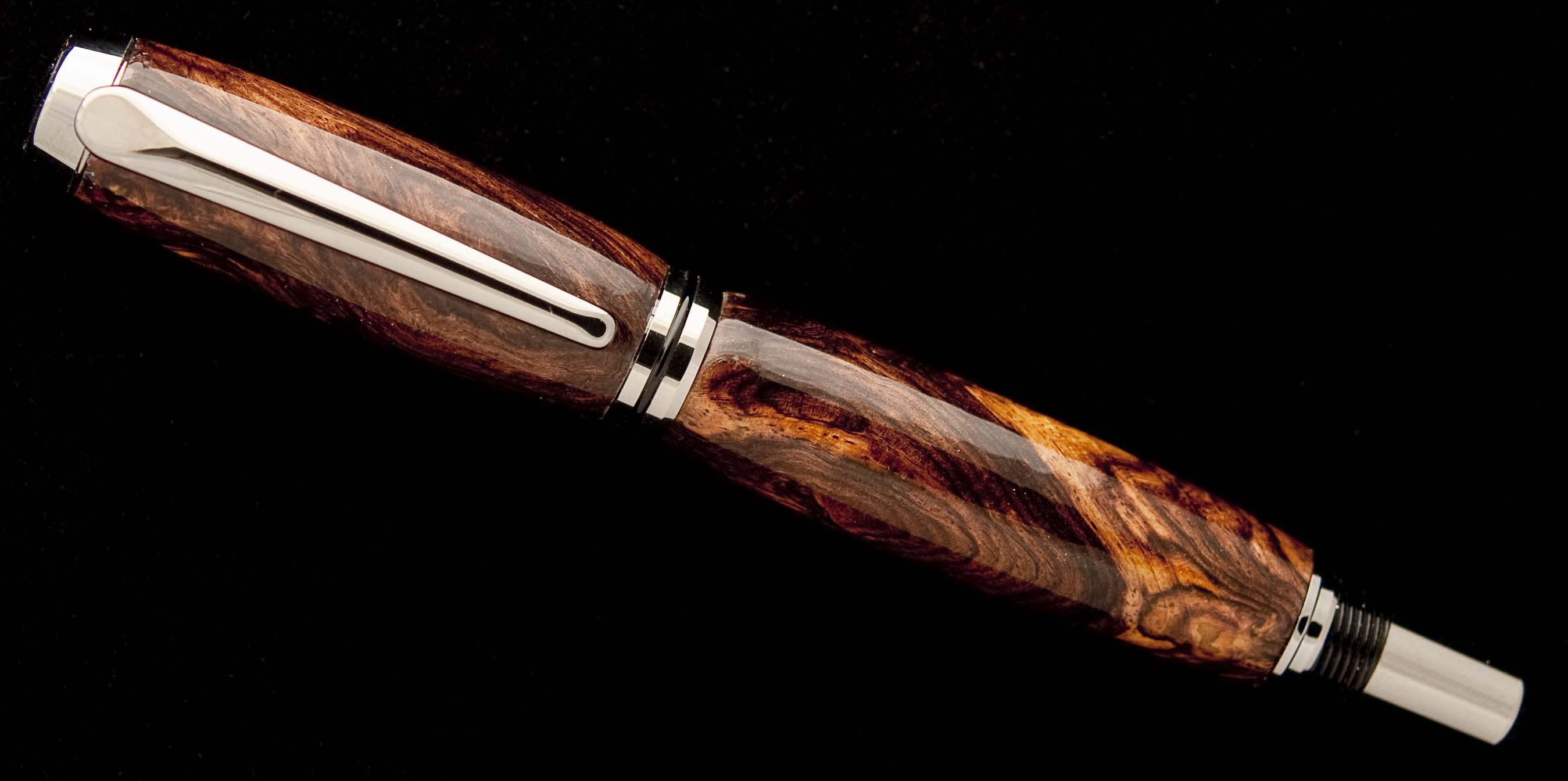 Honduras Rosewood Burl Navigator Rollerball