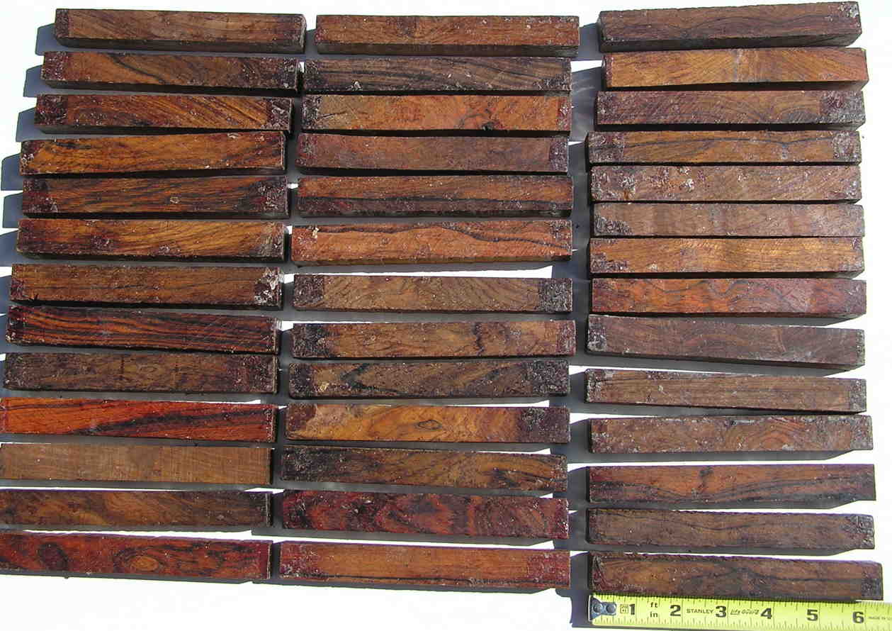 "King" grade Cocobolo Blanks