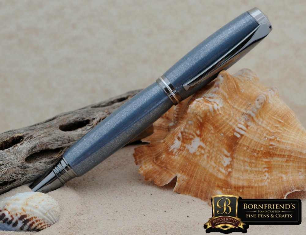 M3 Cobalt Handmade Roller Ball Pen