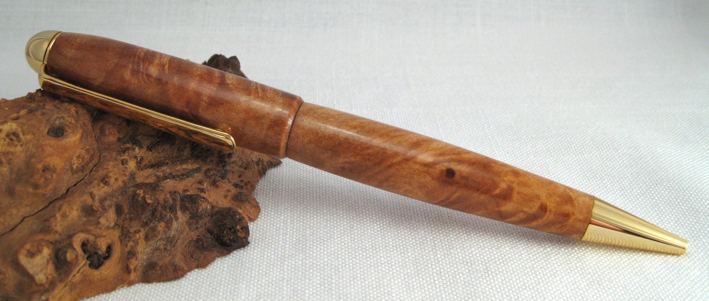 Maple Burl euro ballpoint