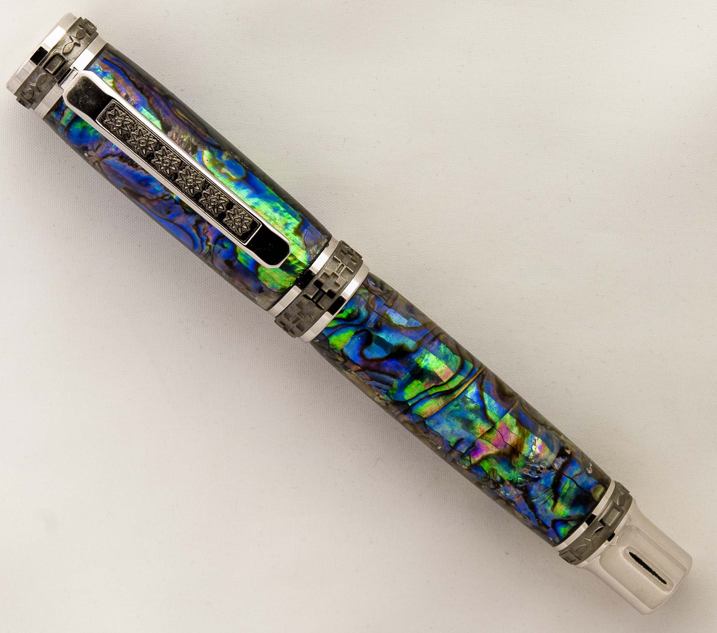 Paua Abalone Shell Emperor Fountain Pen for Gala