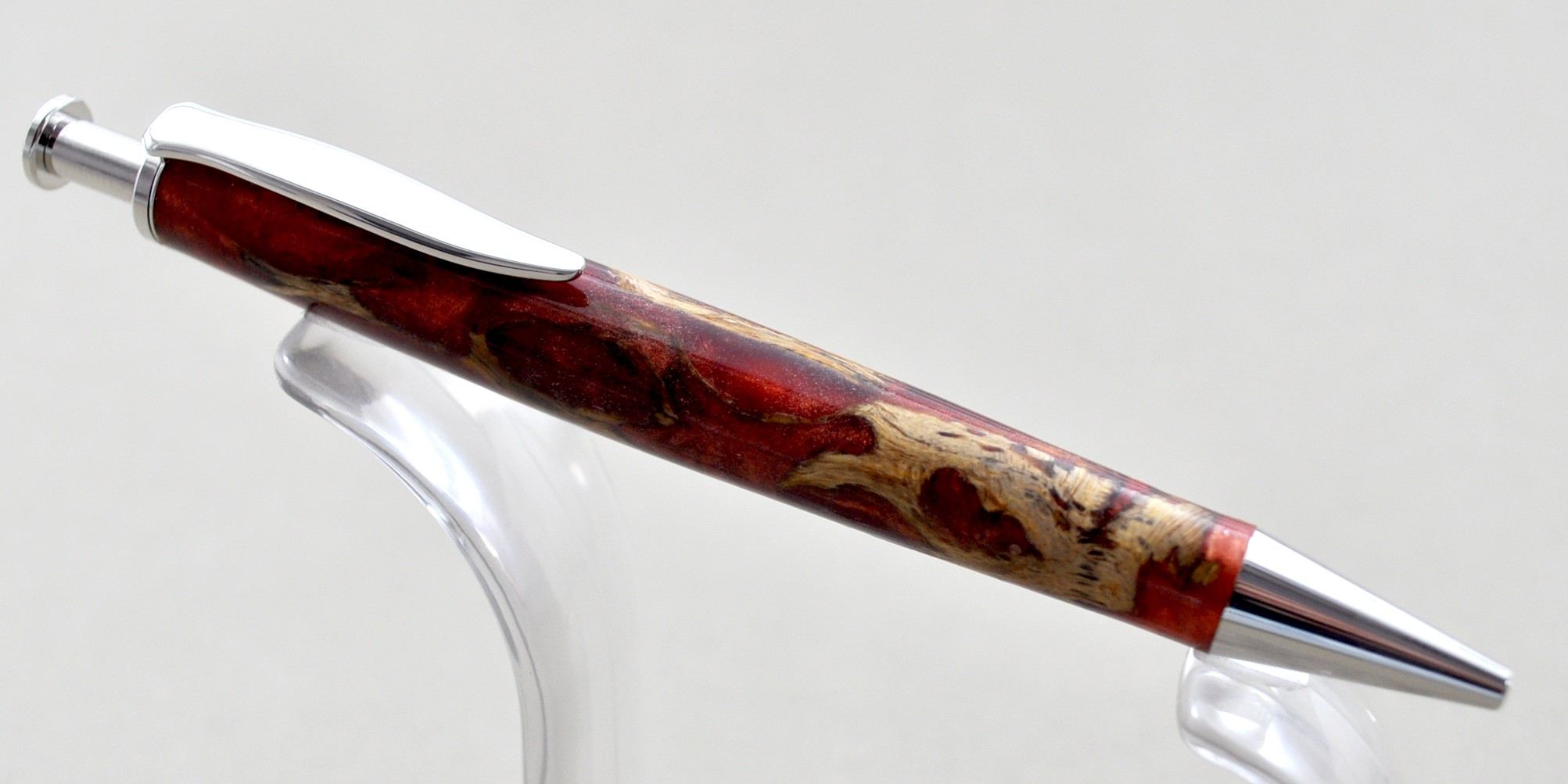 Red Copper Click Pen