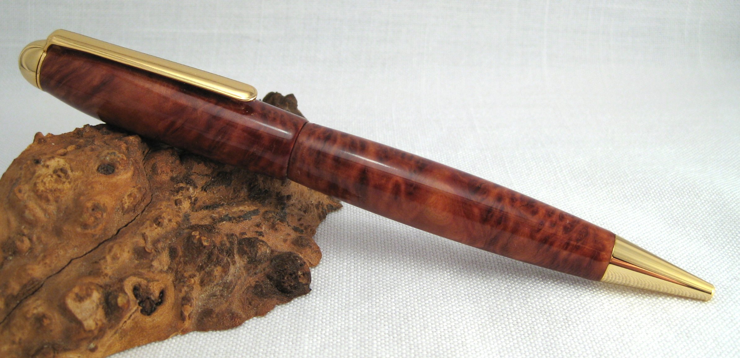 Red Mallee Burl euro ballpoint