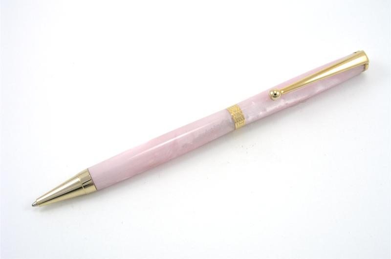 Slimline - Acrylic Pink Sky w/White tubes