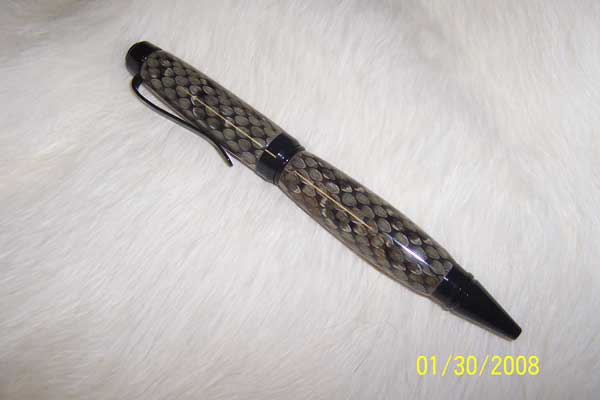 Snake skin with Black Chrome Cigar