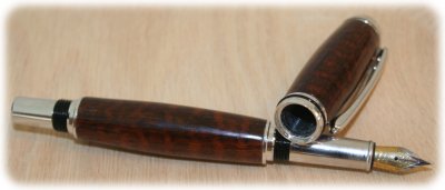 Snakewood Baron Fountain Pen.