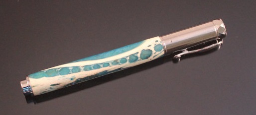 South Pacific Gator Jaw on Chrome Zen Rollerball