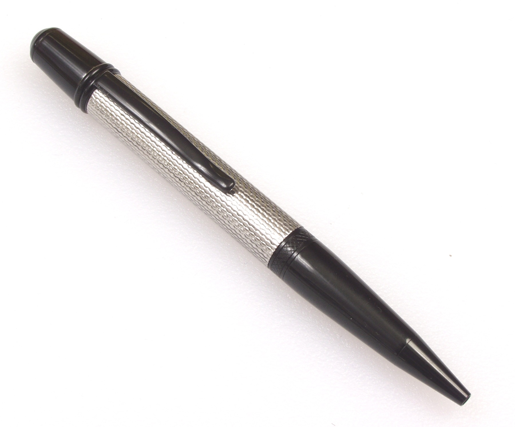 stainless straight line turned pen