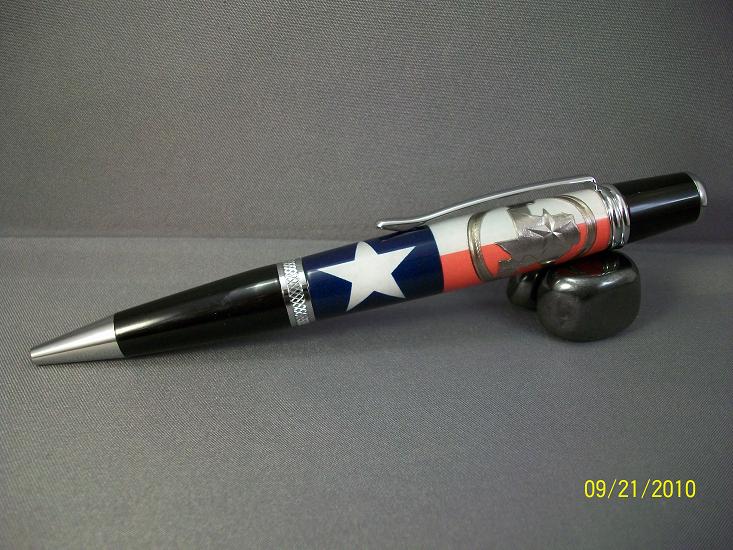 Texas Quarter pen