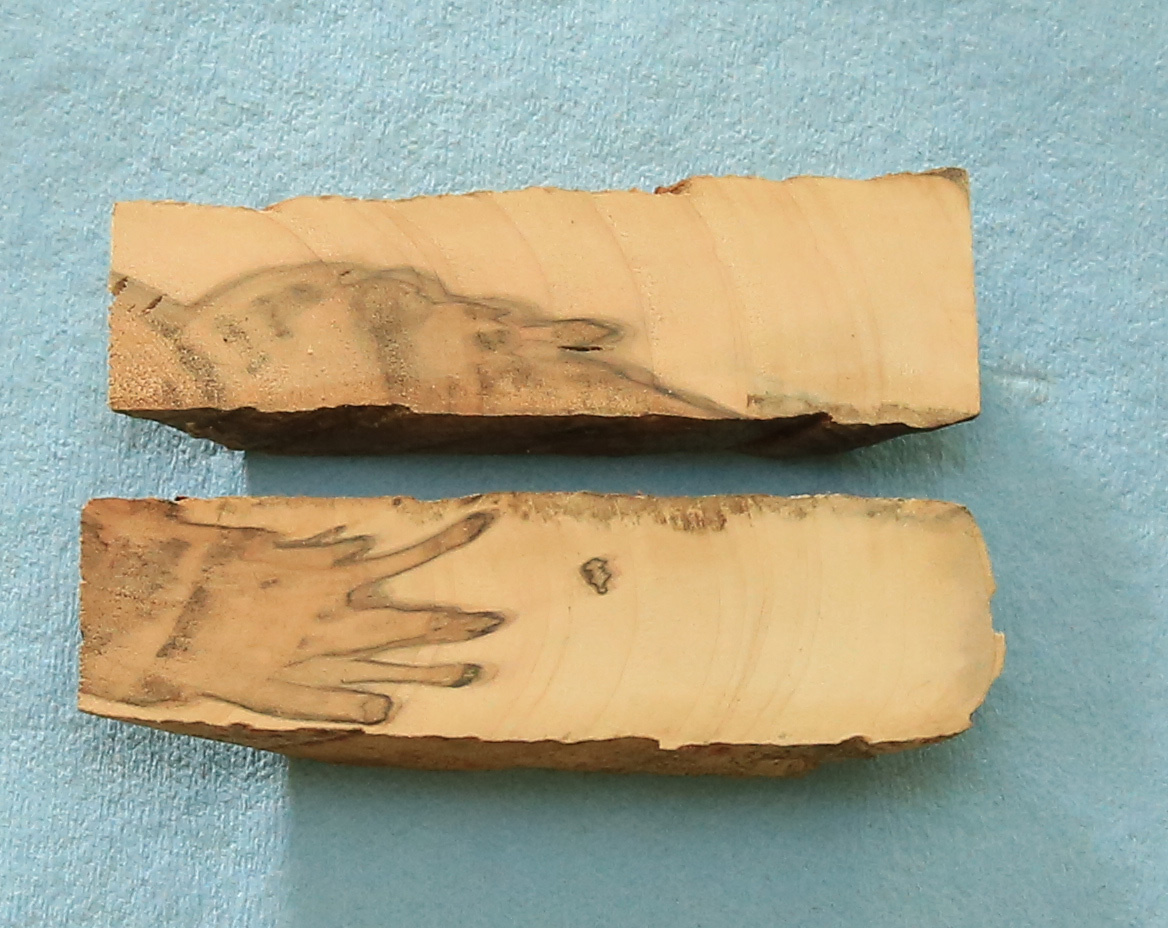 Two Small Spalted Maple Blanks