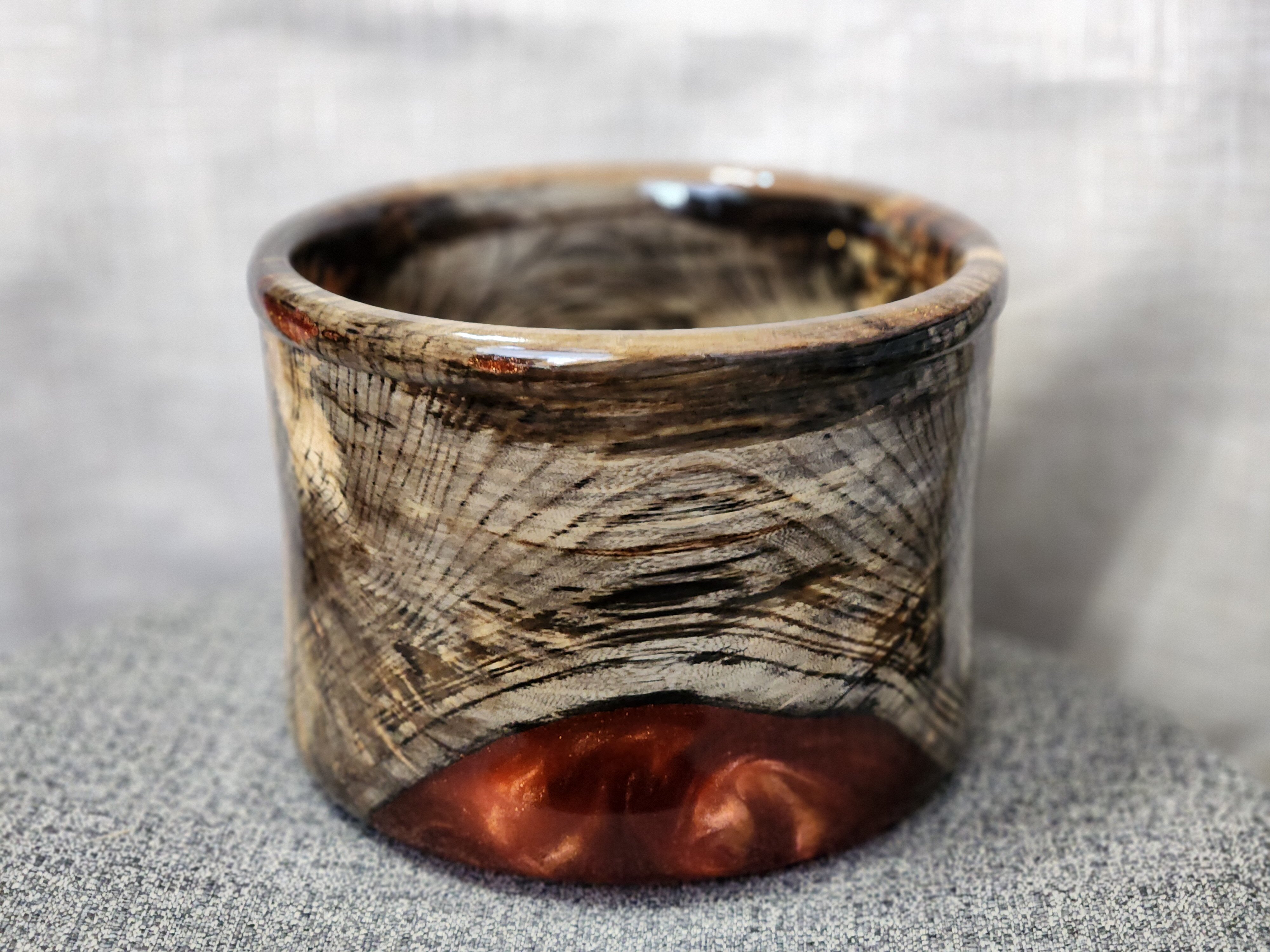 Wood and Resin Bowl