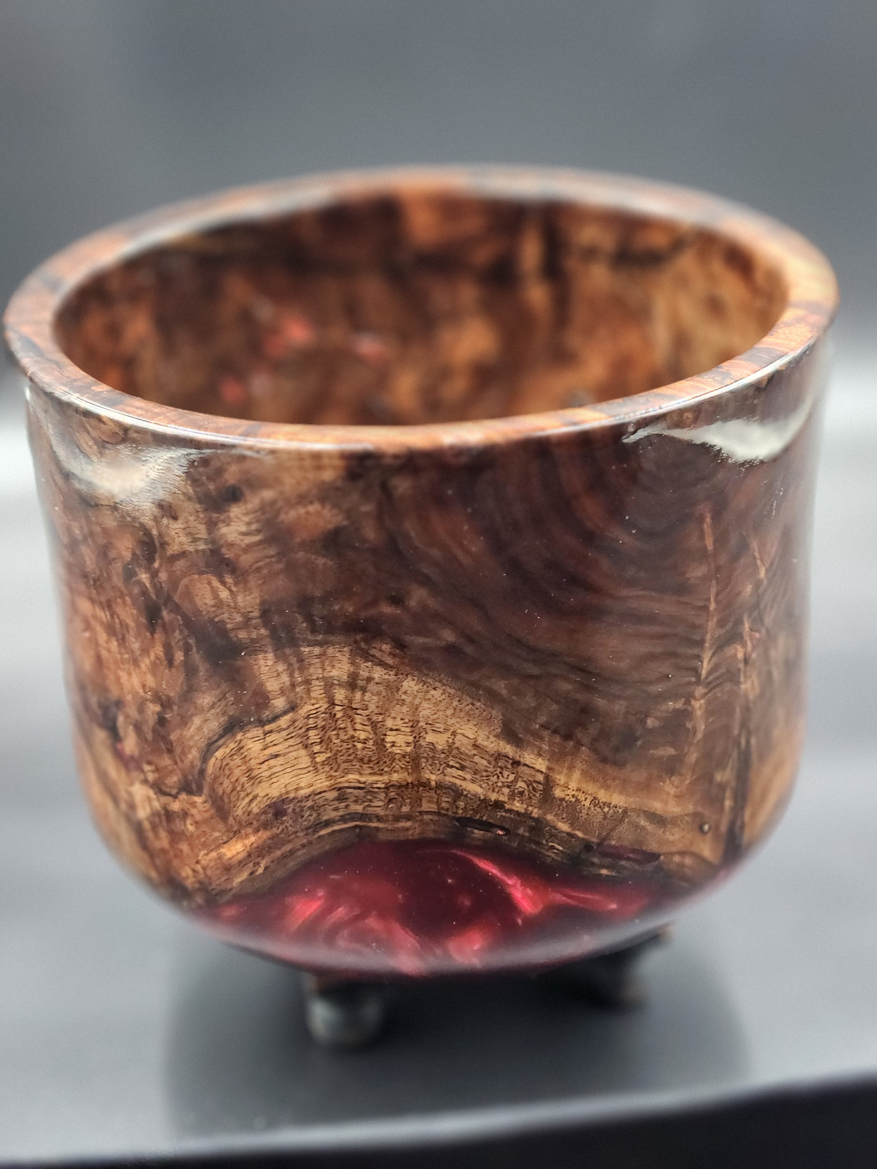 Wood and Resin Bowl