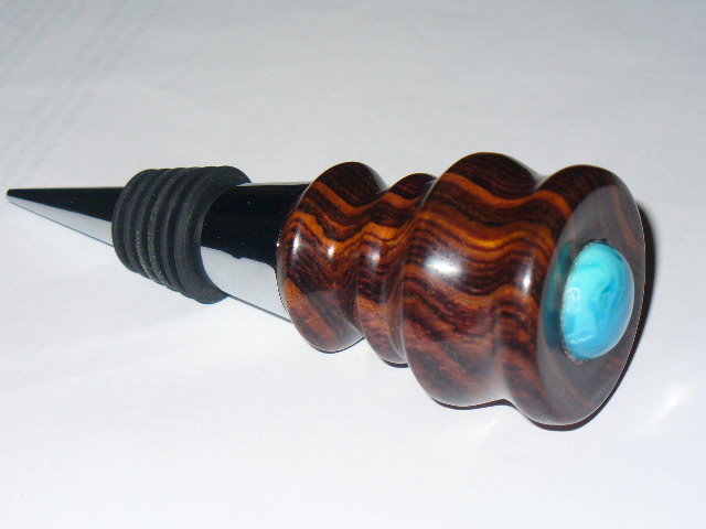 XXX-Cocobolo with acrylic cabochon