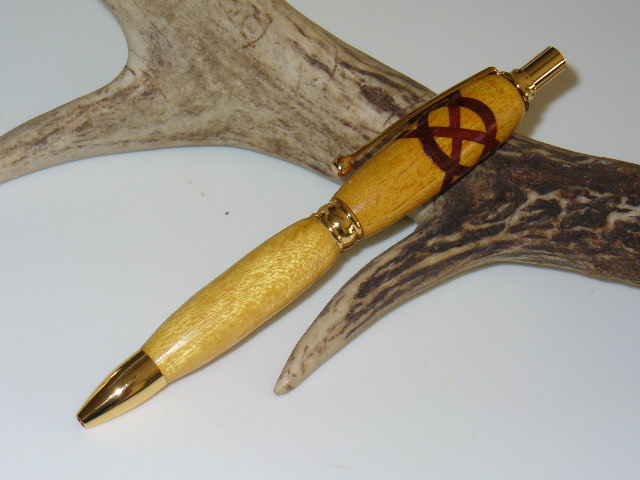 XXX-Yellowheart with Celtic Knot in Padauk